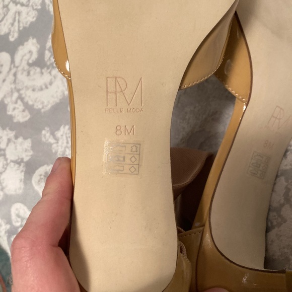Pelle Moda Nude Kitten Heels with Mesh Detail, Size 8, Never Worn - Picture 6 of 7